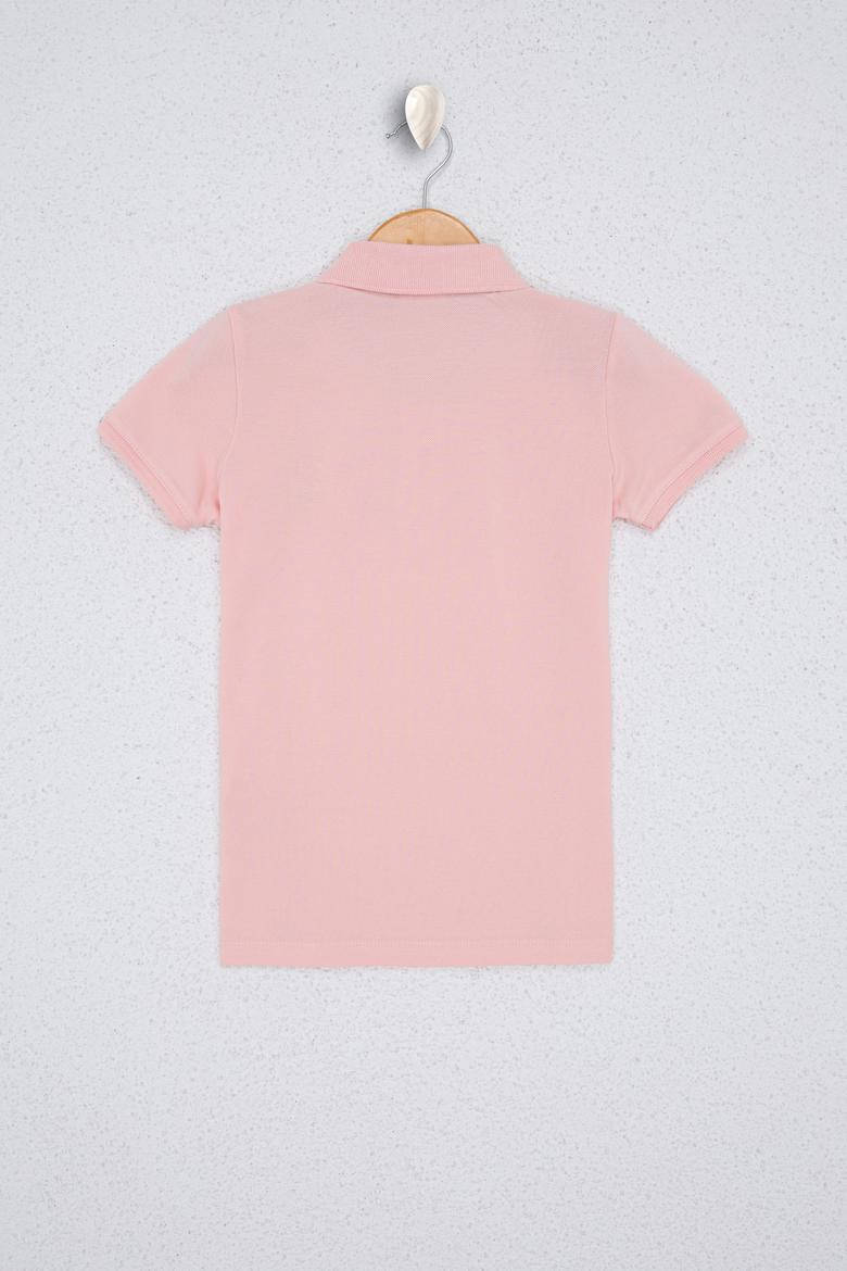 Erkek Çocuk Somon Polo Yaka Tişört - 50232279233