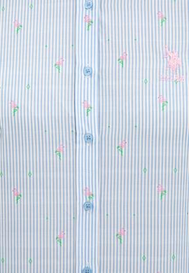 Kadın Mavi Gömlek Uzunkol - 50235177009