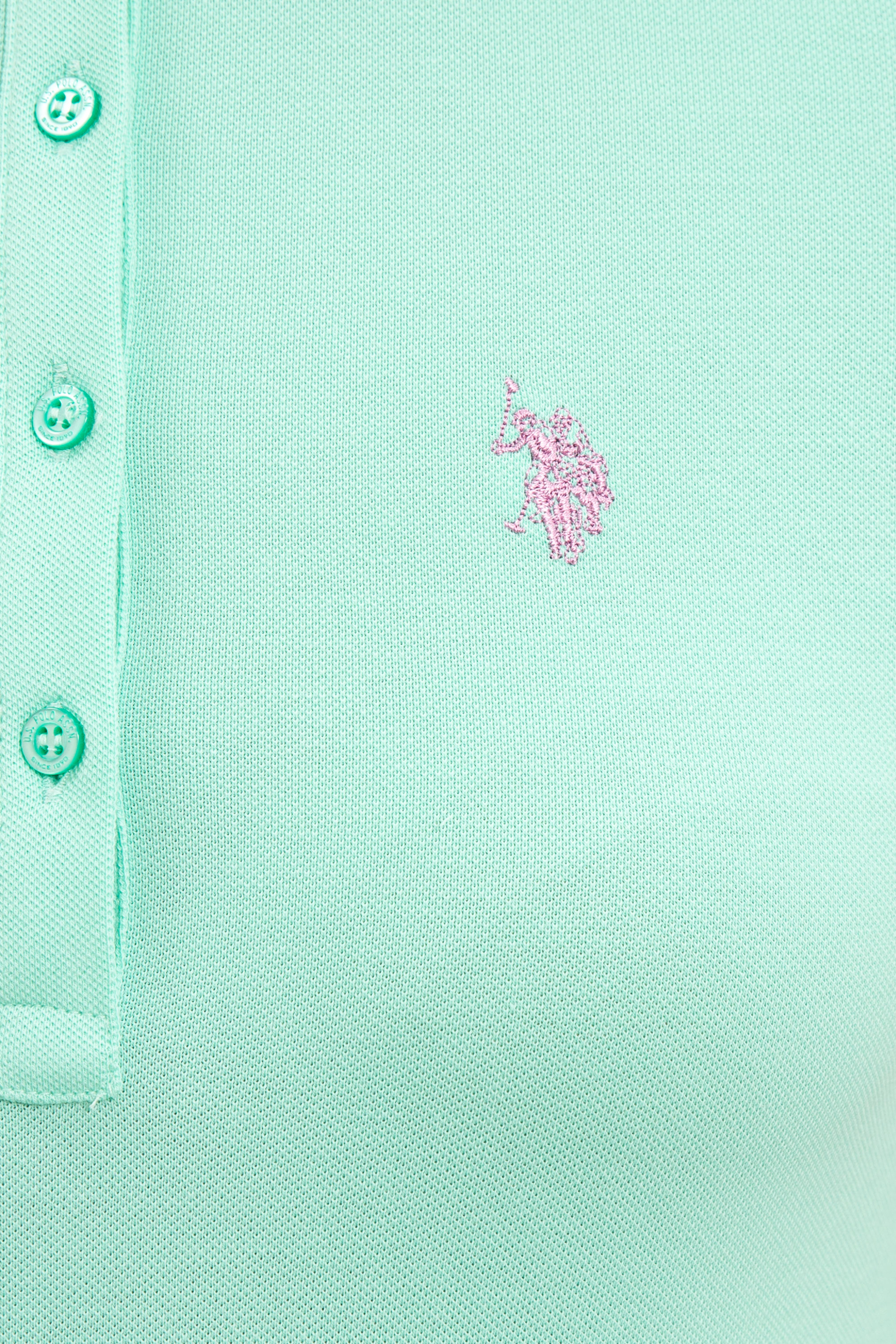 تی شرت اندامی یقه پولو زنانه یو اس پولو | U.S. Polo Assn. - تصویر 5