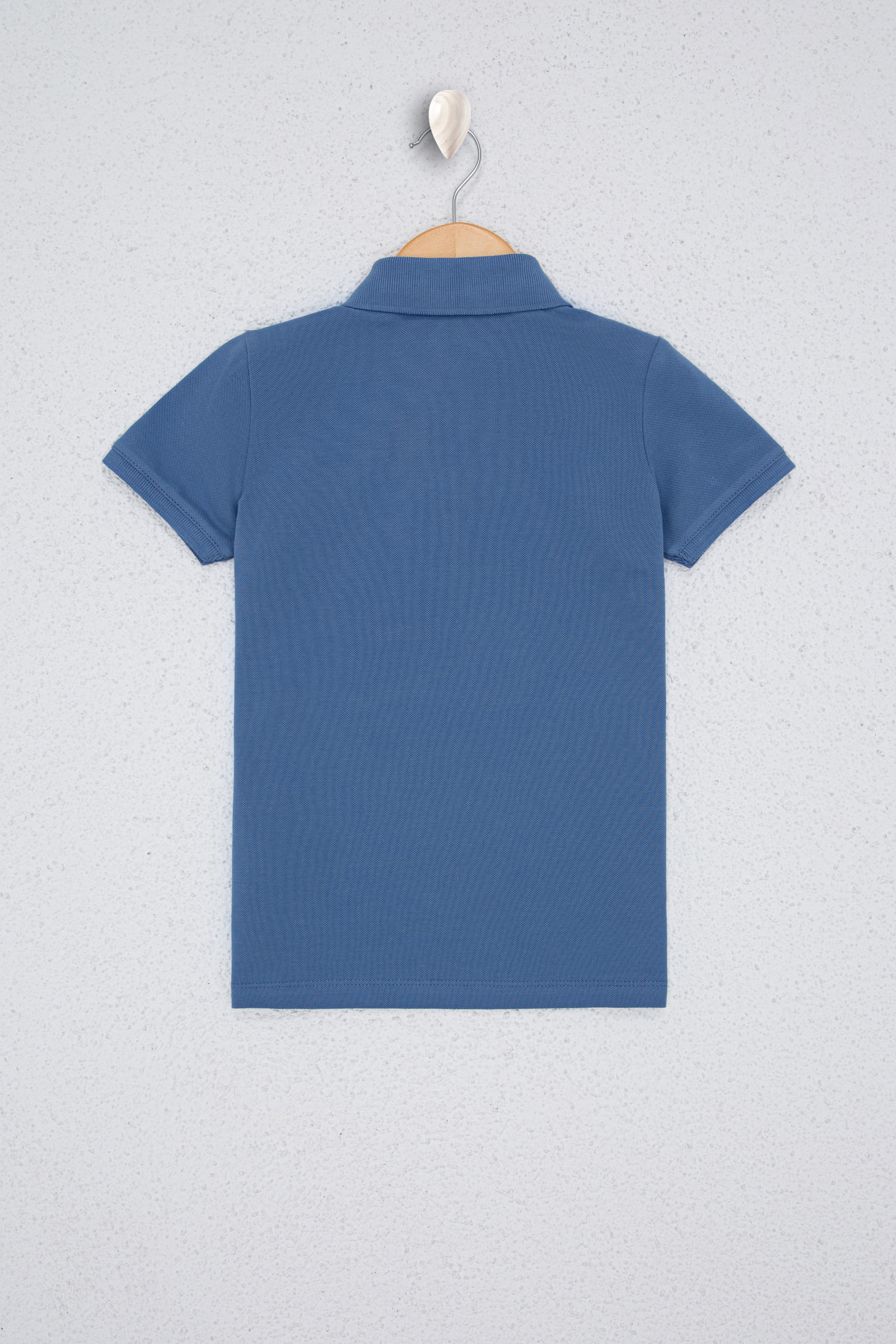 Erkek Çocuk İndigo Polo Yaka Tişört - Image 2