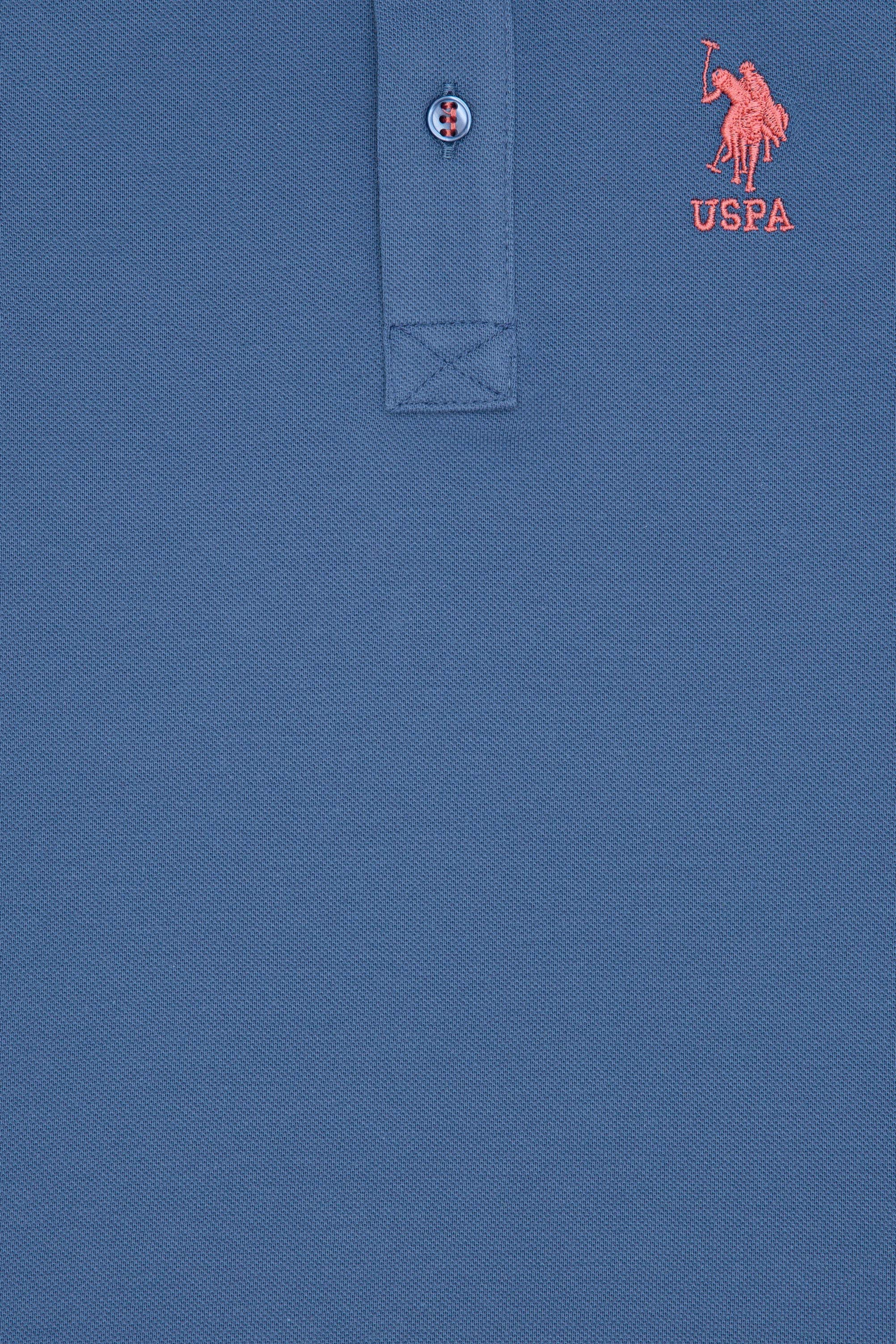 Erkek Çocuk İndigo Polo Yaka Tişört - Image 3
