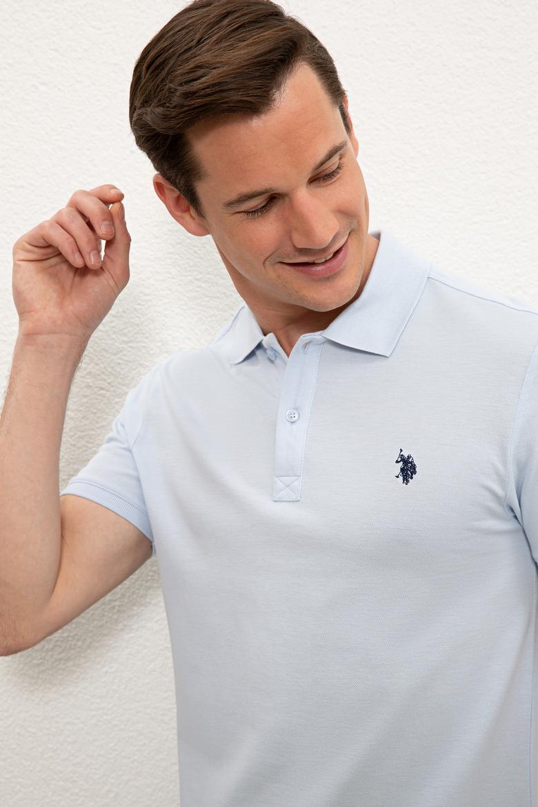 Erkek Mavi Basic Tişört - 50232303200