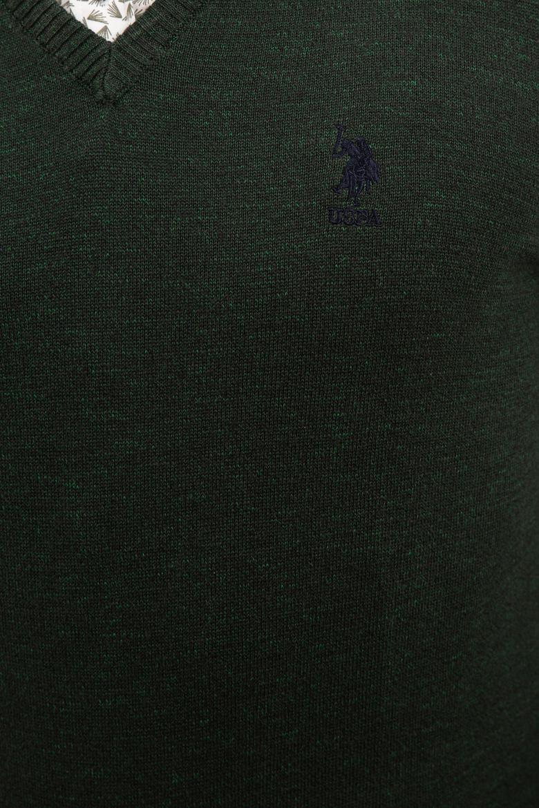 Erkek Koyu Yeşil Kazak - 50223888036