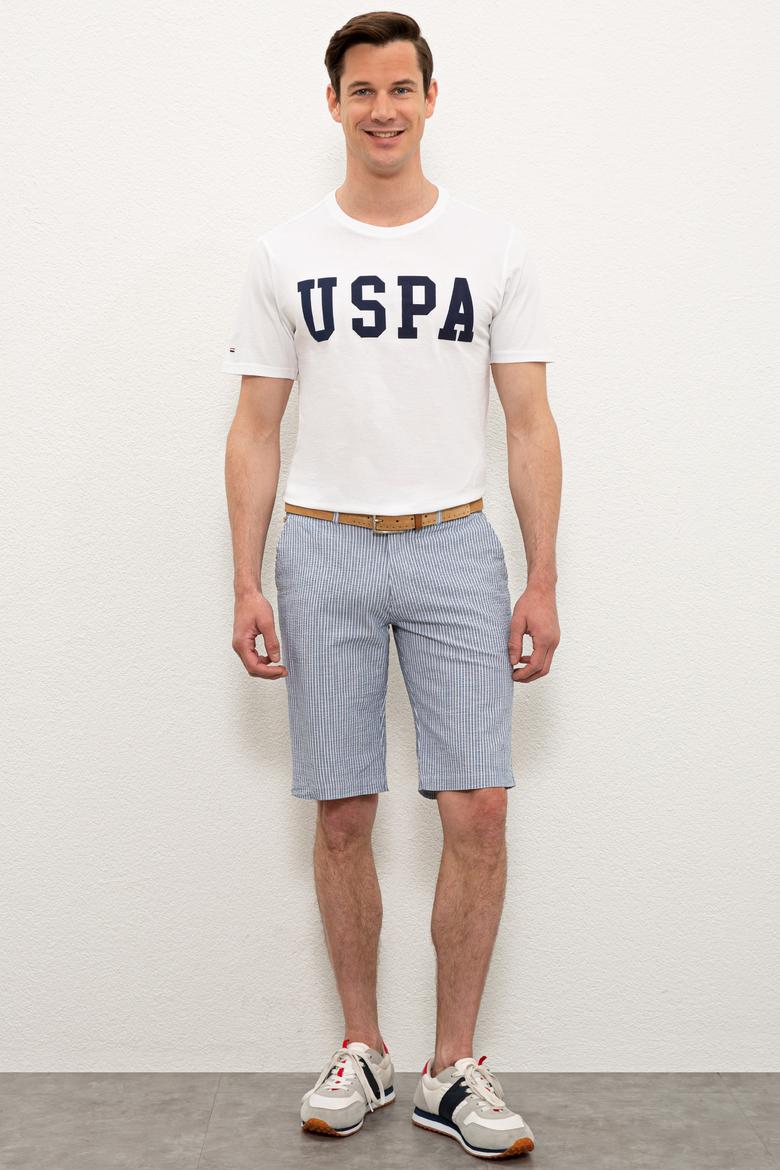 Erkek Beyaz Basic Bisiklet Yaka Tişört - 50232300007