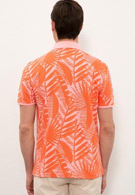 Erkek Nar Çiçeği Polo Yaka Tişört - 50231980020