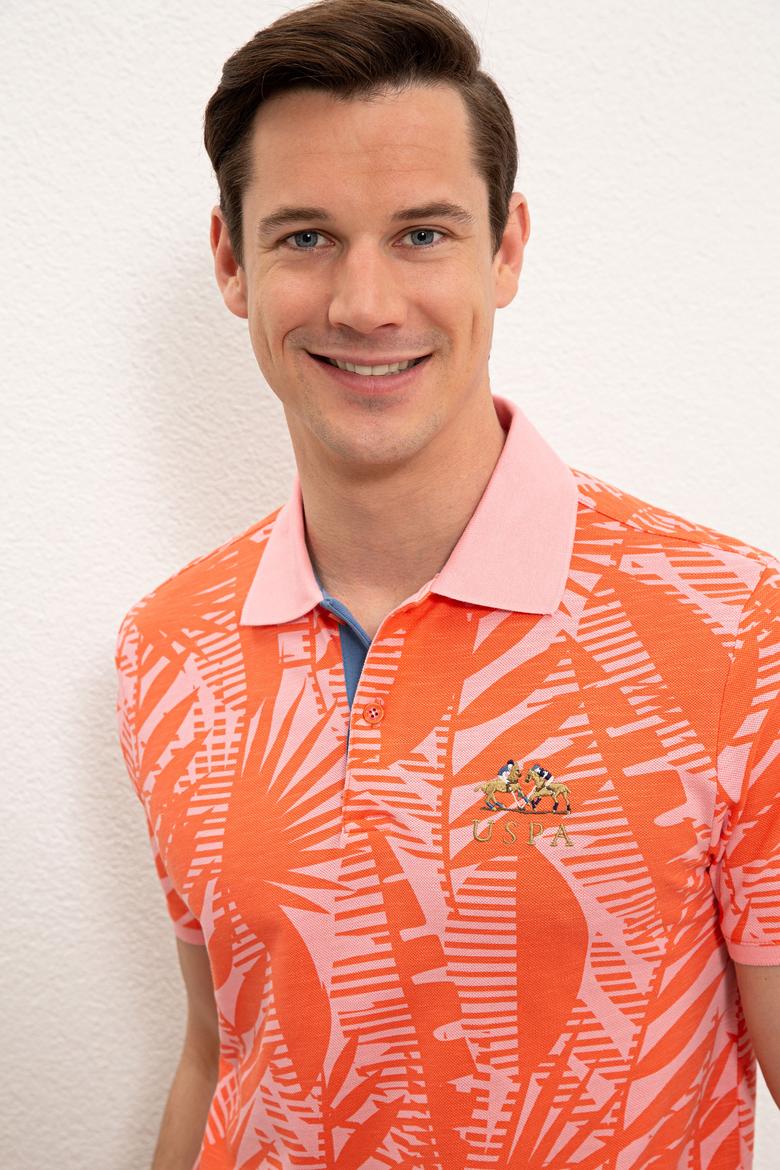 Erkek Nar Çiçeği Polo Yaka Tişört - 50231980020