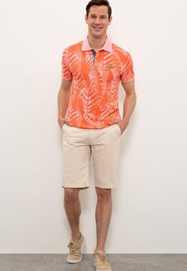 Erkek Nar Çiçeği Polo Yaka Tişört - 50231980020