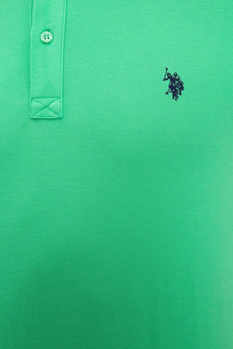 Erkek Elma Yeşili Basic Polo Yaka Tişört - 50232303230