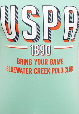 Erkek Mint Yeşili Bisiklet Yaka T-Shirt - 50238042016