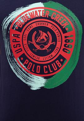 Erkek Lacivert Bisiklet Yaka T-Shirt - 50238286001