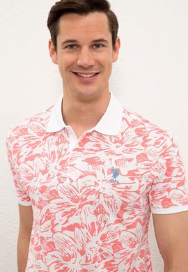 Erkek Nar Çiçeği Polo Yaka T-Shirt - 50238092007