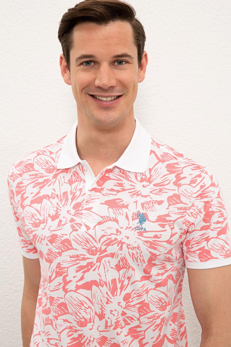 Erkek Nar Çiçeği Polo Yaka T-Shirt - 50238092007