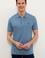 Erkek İndigo Basic Polo Yaka Tişört