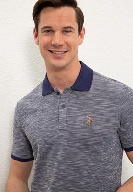 Erkek Lacivert Polo Yaka Tişört - 50235394013