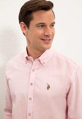 Erkek Pembe Gömlek Uzunkol - 50232884027