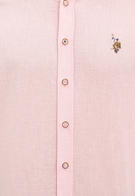 Erkek Pembe Gömlek Uzunkol - 50232884027