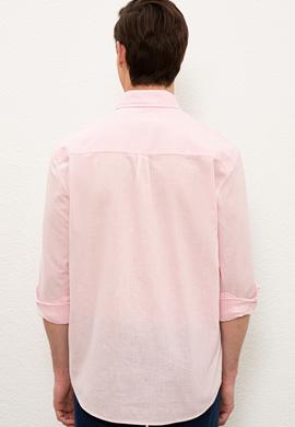 Erkek Pembe Gömlek Uzunkol - 50232884027