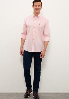 Erkek Pembe Gömlek Uzunkol - 50232884027