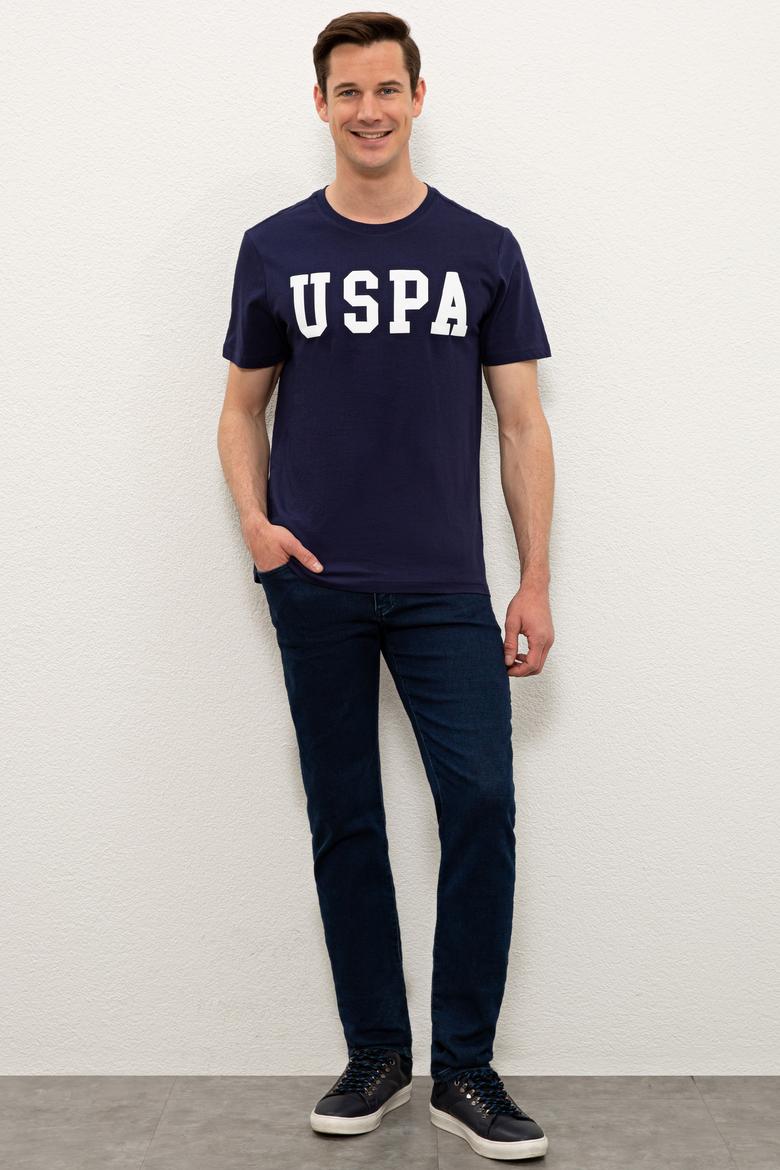 Erkek Lacivert Basic Tişört - 50232300017