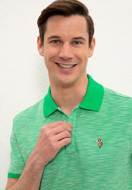 Erkek Elma Yeşili Polo Yaka Tişört - 50235394008