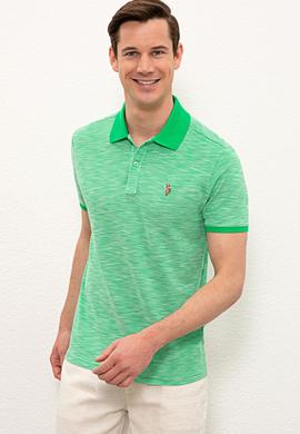 Erkek Elma Yeşili Polo Yaka Tişört - 50235394008