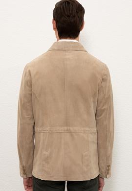 Erkek Taş Deri Mont Kaban - 50235508001