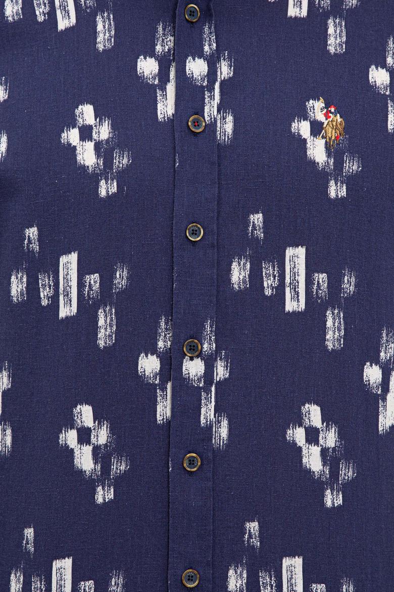 Erkek Lacivert Uzun Kollu Gömlek - 50234859013