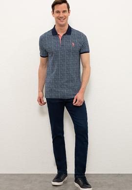 Erkek Lacivert Polo Yaka T-Shirt - 50238020009