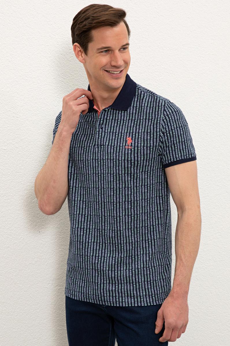 Erkek Lacivert Polo Yaka T-Shirt