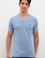 Erkek İndigo Basic Tişört
