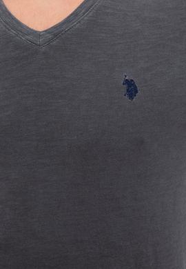 Erkek Antrasit Basic Tişört - 50220581074