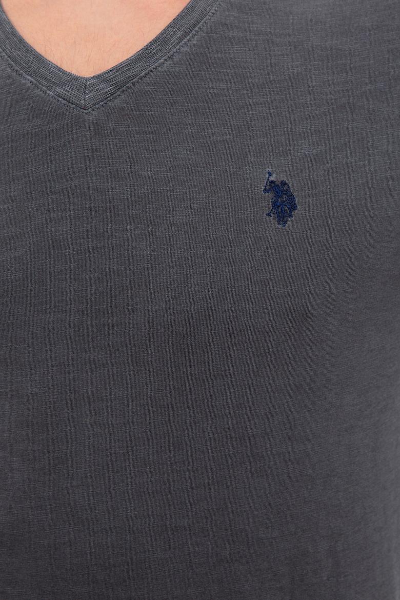 Erkek Antrasit Basic Tişört - 50220581074