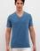 Erkek Açık Lacivert Basic Tişört