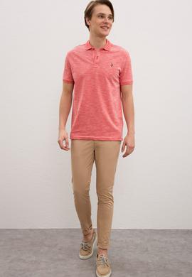 Erkek Kırmızı Basic T-Shirt - 50222487036