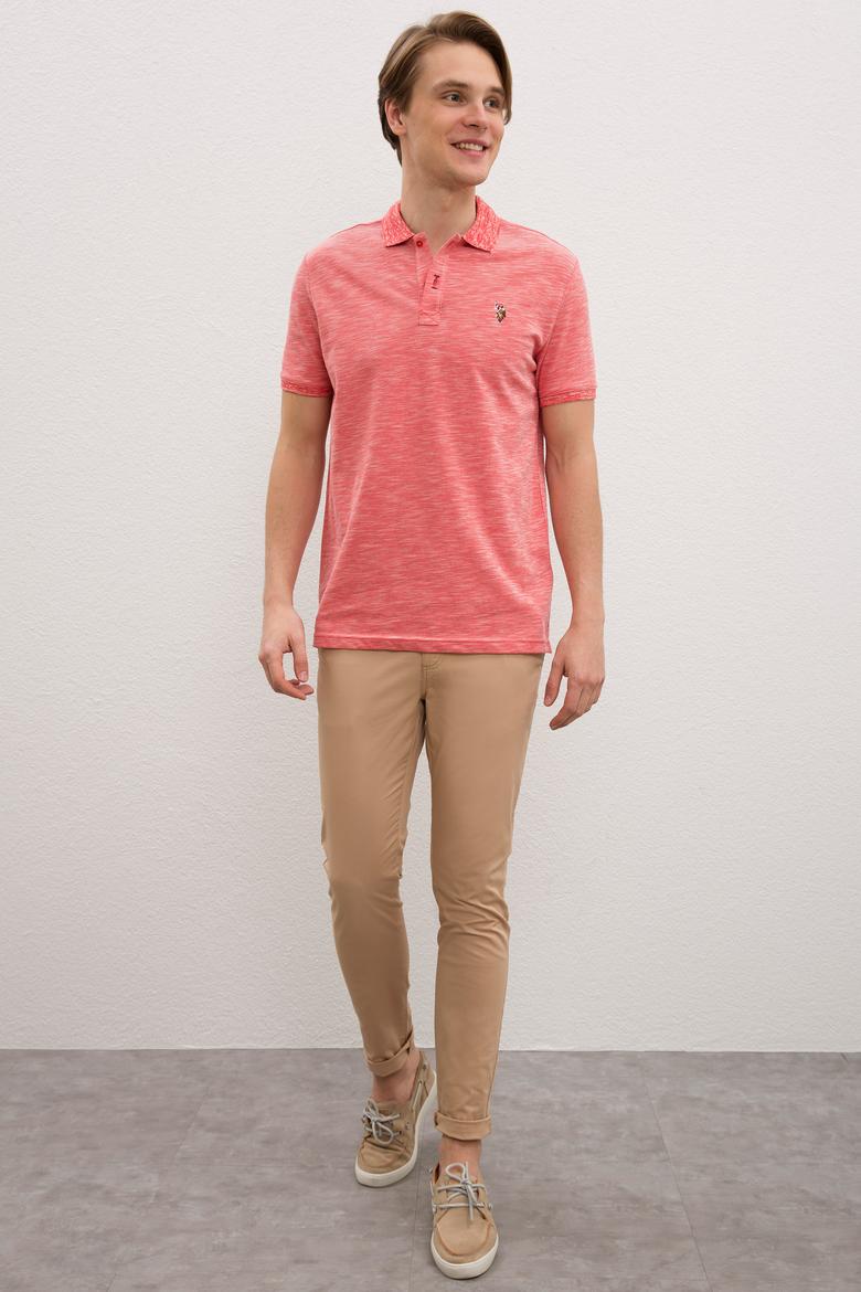 Erkek Kırmızı Basic T-Shirt - 50222487036