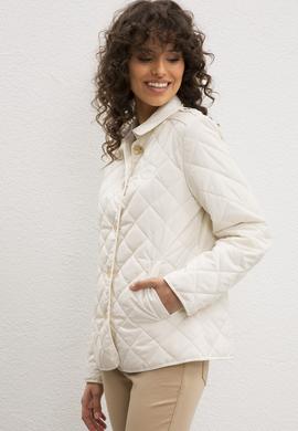 Kadın Beyaz Mont - 50217712026