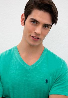 Erkek Yeşil Basic Tişört - 50220581038