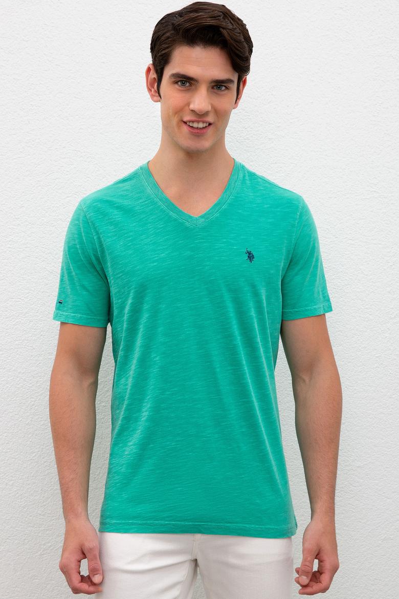 Erkek Yeşil Basic Tişört