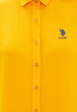 Kadın Sarı Gömlek Uzunkol Basic - 50200157030