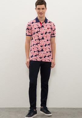 Erkek Lacivert Polo Yaka Tişört - 50238041018