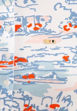 Kadın Beyaz Polo Yaka T-Shirt - 50235434004