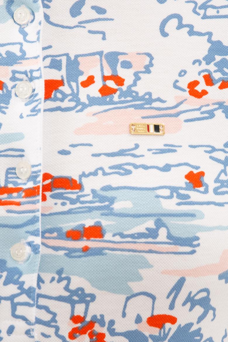 Kadın Beyaz Polo Yaka T-Shirt - 50235434004