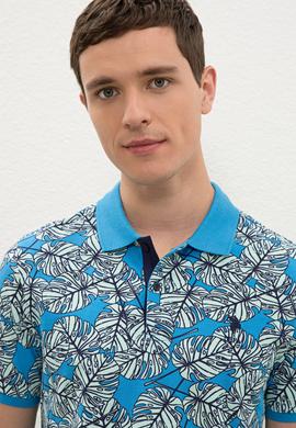 Erkek Kobalt Polo Yaka Tişört - 50238041028