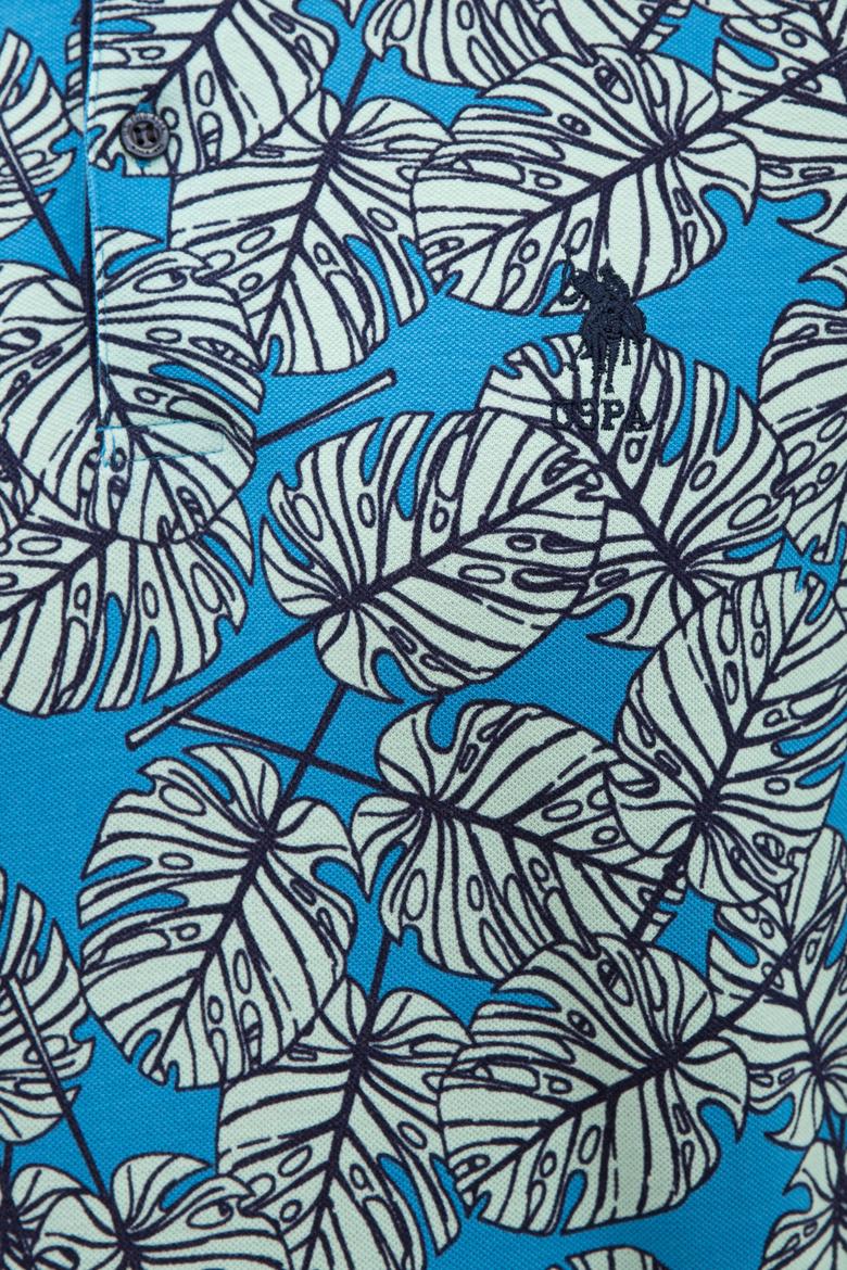 Erkek Kobalt Polo Yaka Tişört - 50238041028