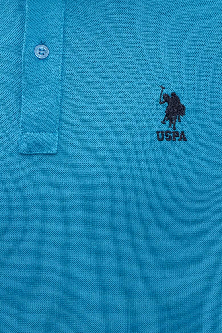 Erkek Mavi Polo Yaka Tişört - 50238253127