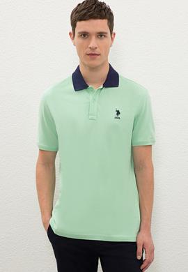 Erkek Yeşil Polo Yaka T-Shirt - 50238253189