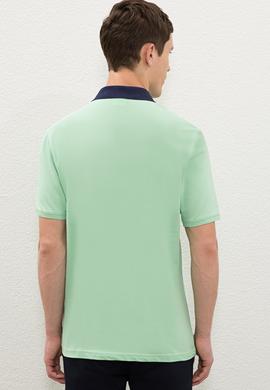 Erkek Yeşil Polo Yaka T-Shirt - 50238253189