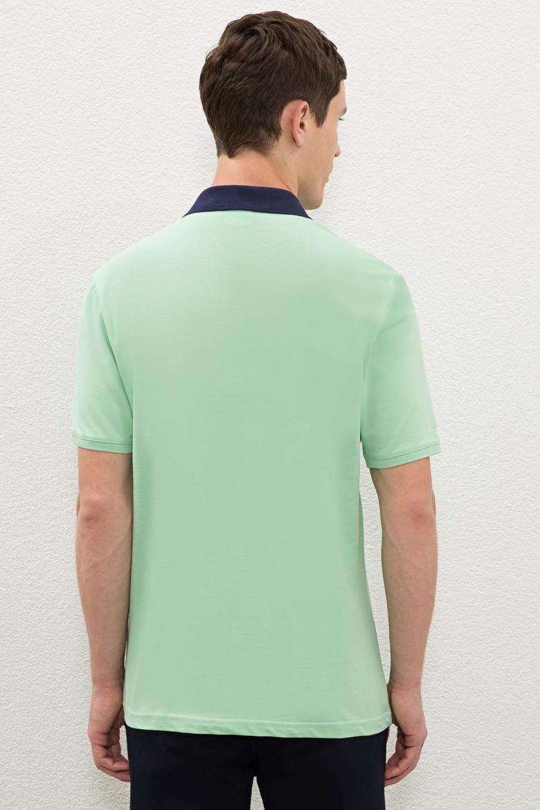 Erkek Yeşil Polo Yaka T-Shirt - 50238253189