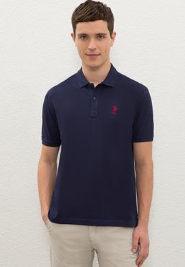 Erkek Lacivert Basic Tişört - 50222614041