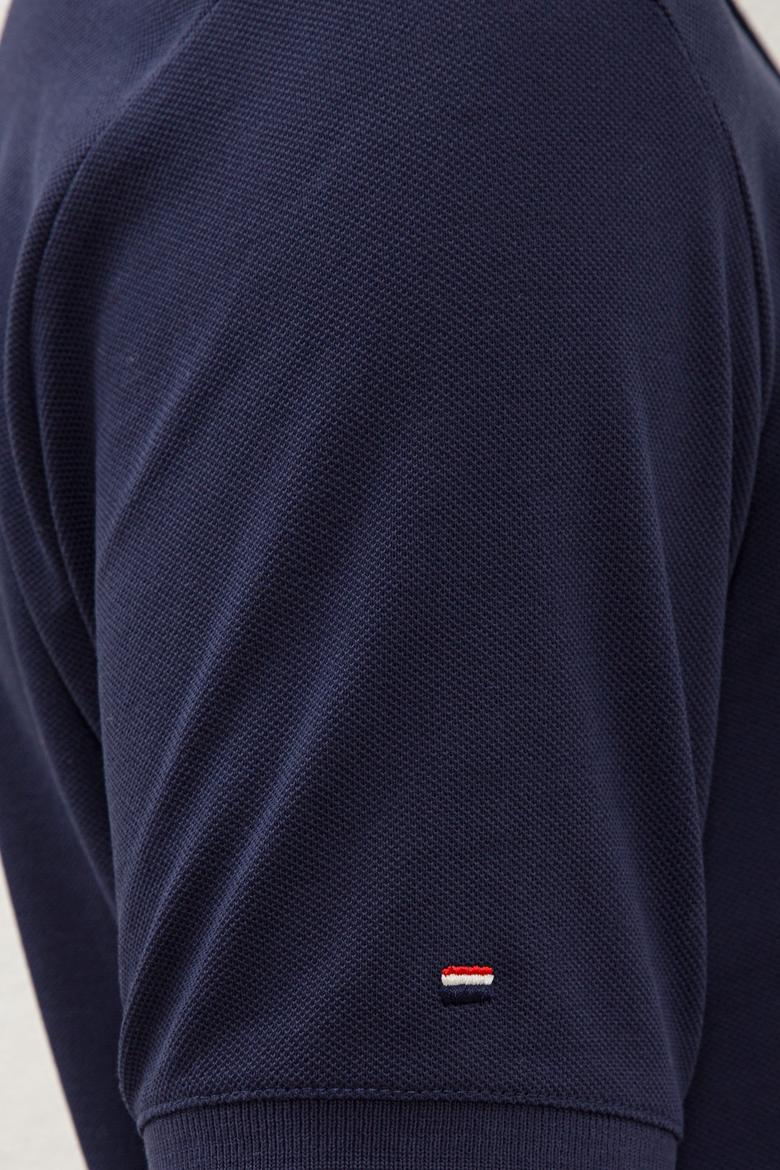 Erkek Lacivert Basic Tişört - 50222614041